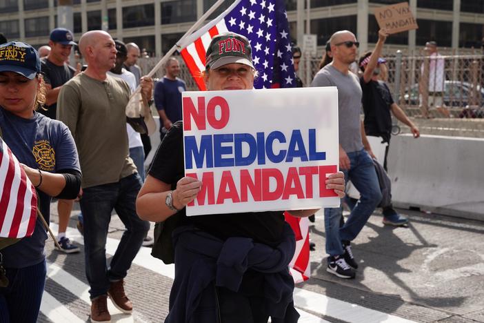 News Wrap: 6% of NYC's work force placed on unpaid leave for defying vaccine mandate