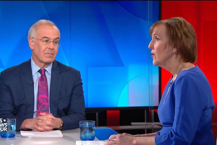 David Brooks and Karen Tumulty on Senate impeachment trial and Jim Lehrer