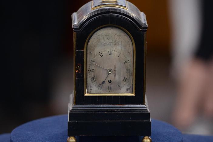 Appraisal: Miniature Bracket Clock, ca. 1820, from New York City, Hour 2.