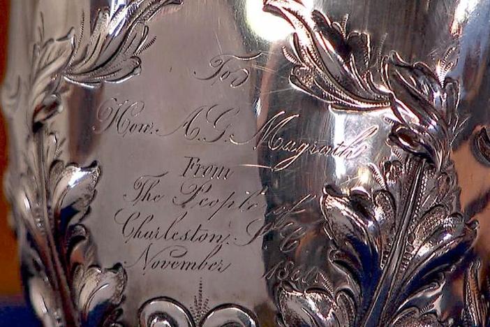 Appraisal: 1860 Silver Presentation Cup, from Anaheim Hour 2.