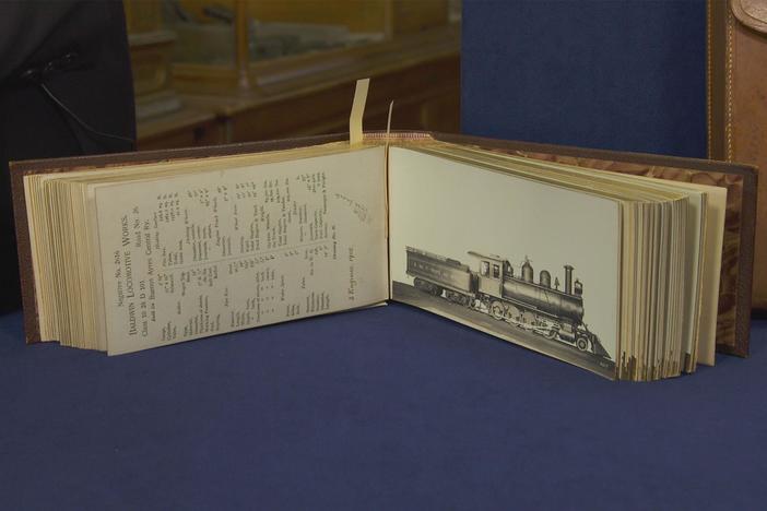 Appraisal: Baldwin Locomotive Works Builder's Cards Book