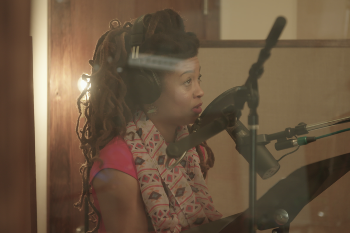 Behind the scenes at Reel South's recording session with Valerie June.