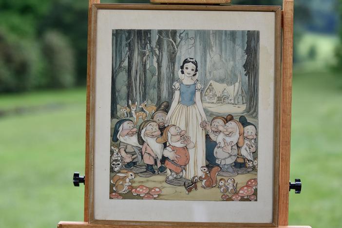 Appraisal: Gustaf Tenggren "Snow White" Watercolor, ca. 1937