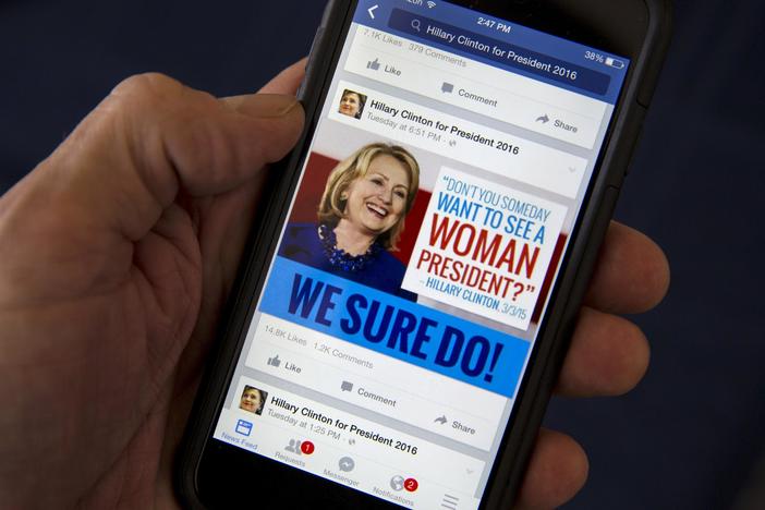 The New York Times's Ashley Parker discusses Facebook's tools for presidential candidates.