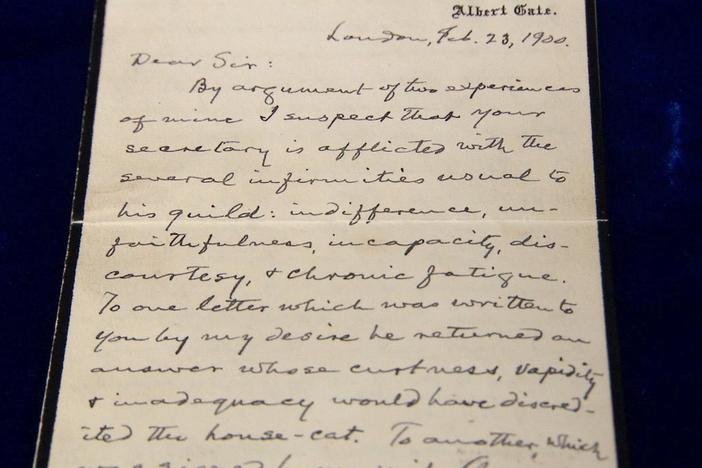 Appraisal: 1900 Mark Twain Letter, from Junk in the Trunk 5, Hour 1.