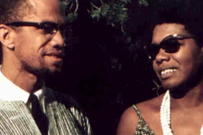 While Maya Angelou was living in Ghana, she met and began working with Malcolm X.