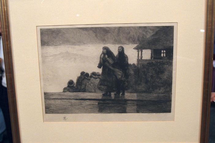 Appraisal: 1888 Winslow Homer Etching, from Vintage New York.