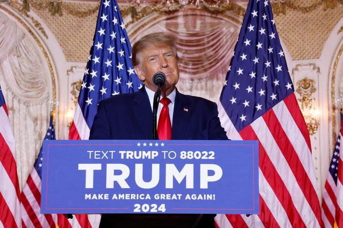 Trump announces third bid for White House amid rising Republican resistance
