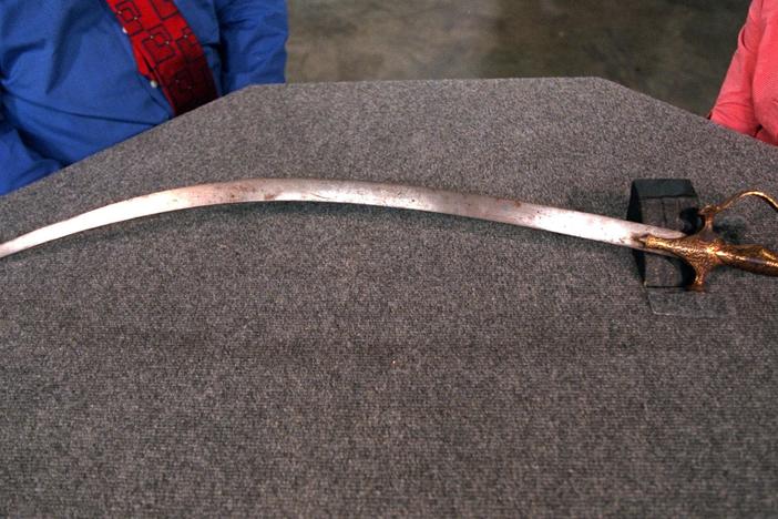 Appraisal: 18th C. Indian Hunting Sword, from Vintage Indanapolis.