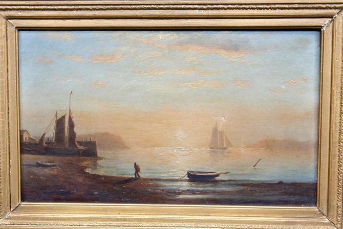 Appraisal: Charles Gifford Oil Painting, ca. 1880, from Junk in the Trunk 3.