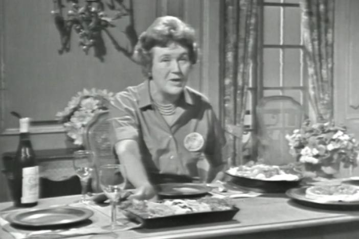 The French Chef's Julia Child shows us how to prepare Blanquette de Veau.
