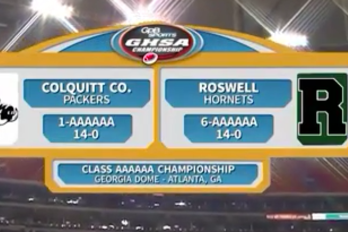 6A Championships The Colquitt County Packers face off with the Roswell Hornets