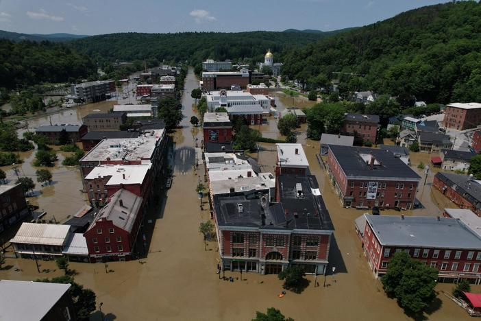 Historic storm brings catastrophic flooding to Vermont with more rain expected this week