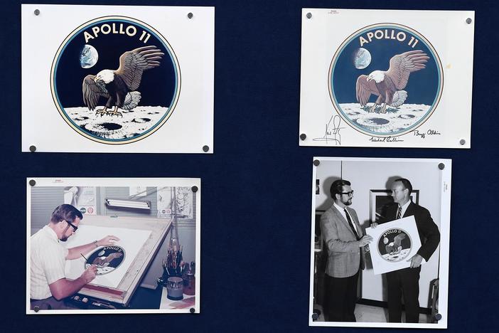 Appraisal: 1969 Apollo 11 Logo-Design Archive, from Little Rock Hr 2.