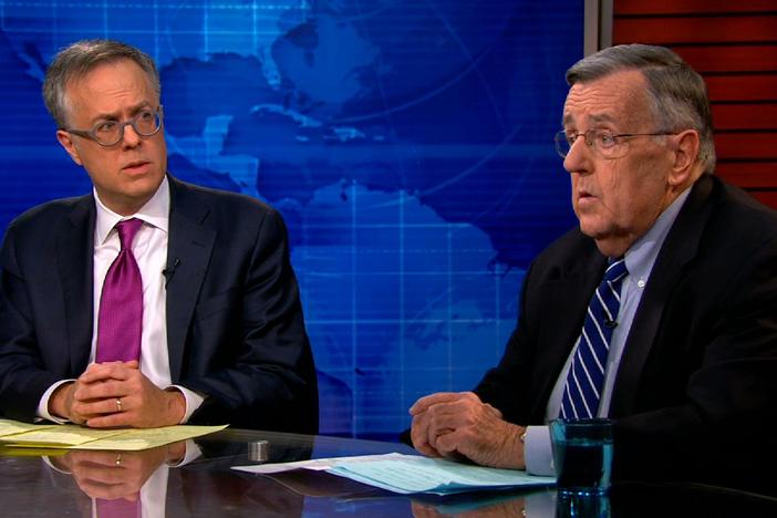 Mark Shields and Michael Gerson analyze the week's top political stories.