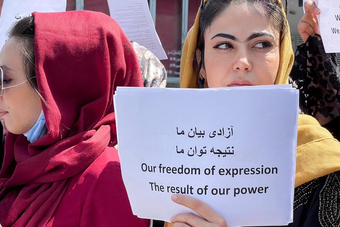 News Wrap: Afghan women protest Taliban rule in Kabul, demand equal rights