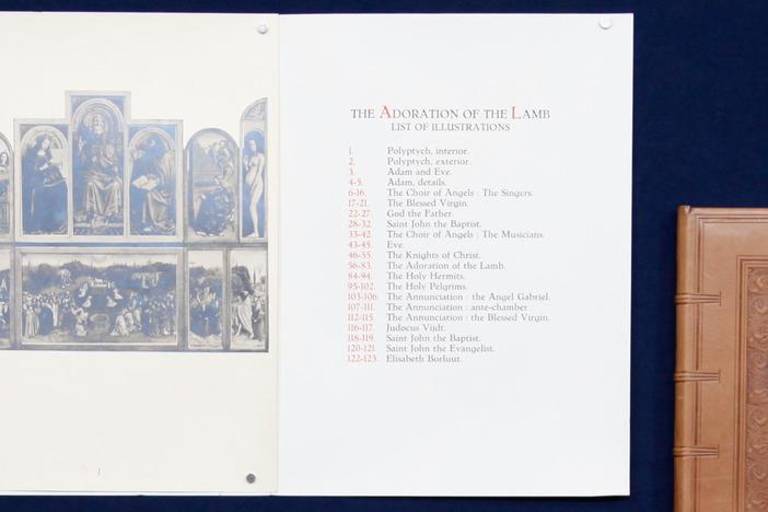 Appraisal: 1945 "Adoration of the The Mystic Lamb" Set, from Cincinnati Hour 1.