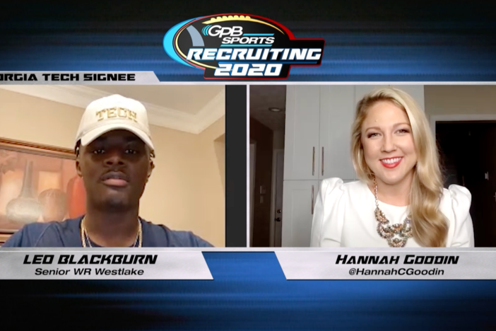 GPB’s Hannah Goodin interviews Westlake WR Leo Blackburn about his recruiting process.