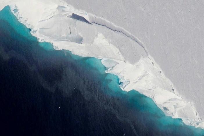 Antarctic sea ice at record lows as global temperatures rise