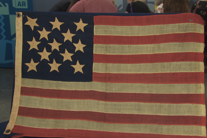 Appraisal: US Navy 13-Star Boat Flag ca. 1870 in New Orleans, LA