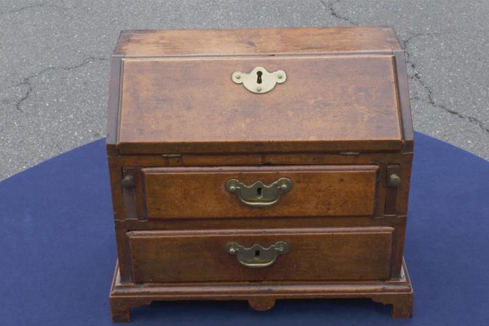 Appraisal: Queen Anne Maple Mini Chest of Drawers, ca. 1750