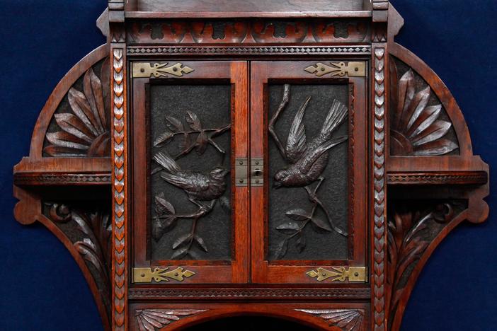 Appraisal: 1884 Cincinnati-Carved Curio Cabinet, from Cincinnati Hour 3.