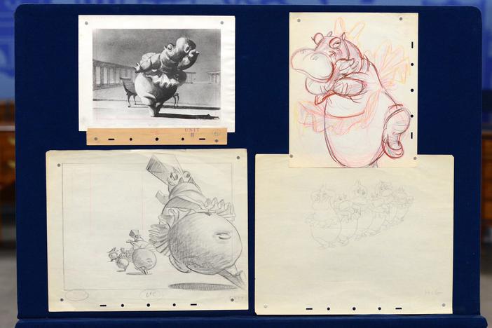 Appraisal: 1940 "Fantasia" Drawings & Sketches, from Junk in the Trunk 5, Hour 2.