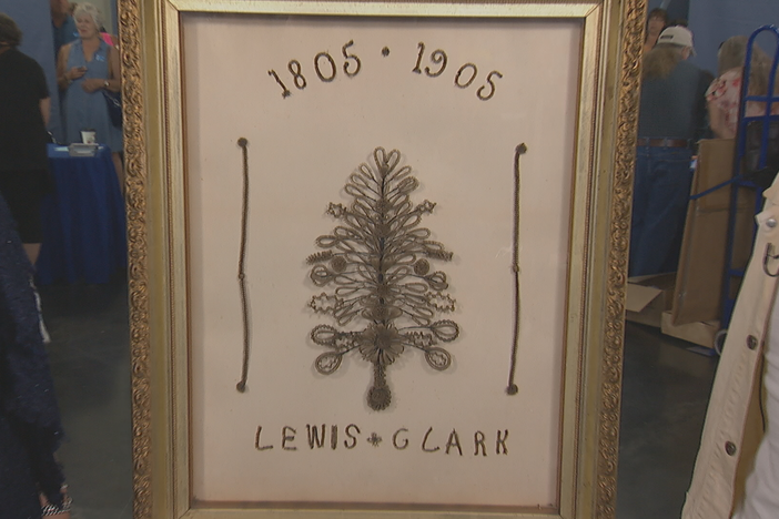 Appraisal: 1905 Lewis & Clark Exposition Hair Art from Portland Hour 3
