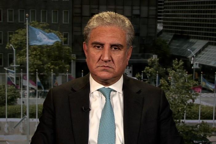 Pakistani Foreign Minister Shah Mahmood Qureshi calls for an end of the violence.