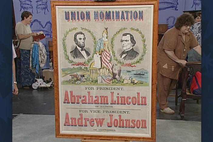 Appraisal: 1864 Lincoln Campaign Poster, from Vintage Sacramento.