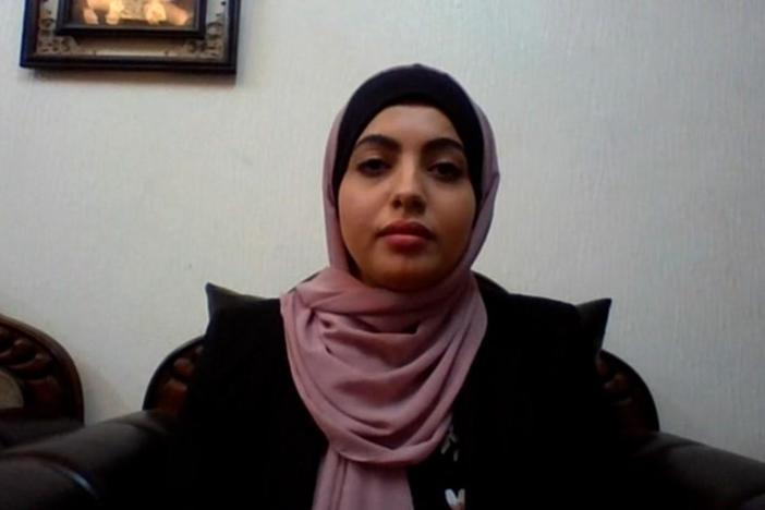 24 year old Sarah Al Ramlawi shares her daily life in Gaza amidst the violence.