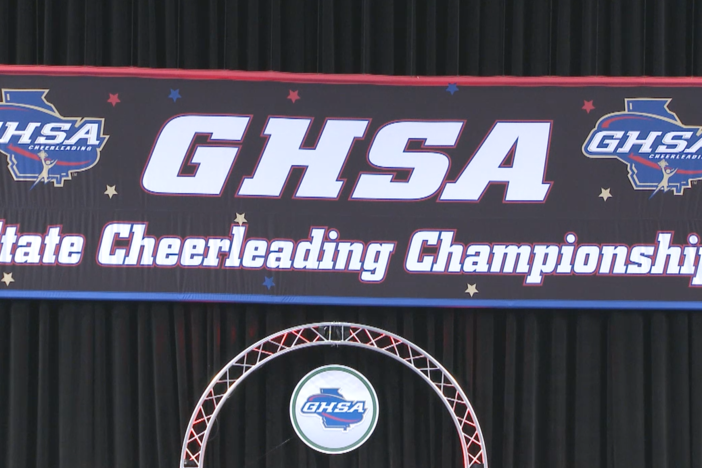 Friday session of the 2019 GHSA Cheerleading Championships in Columbus, Georgia.