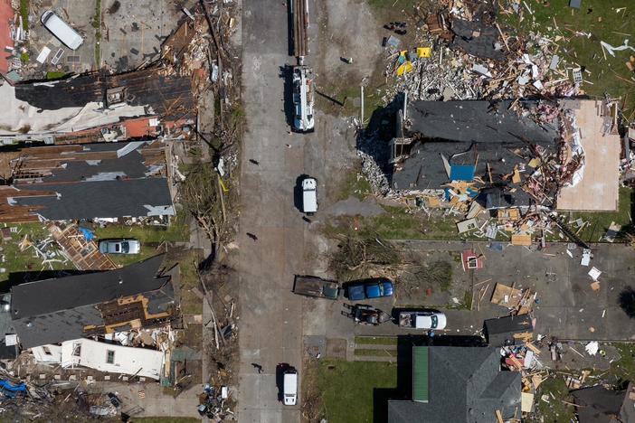 New Orleans area recovering from tornadoes that ripped through the region