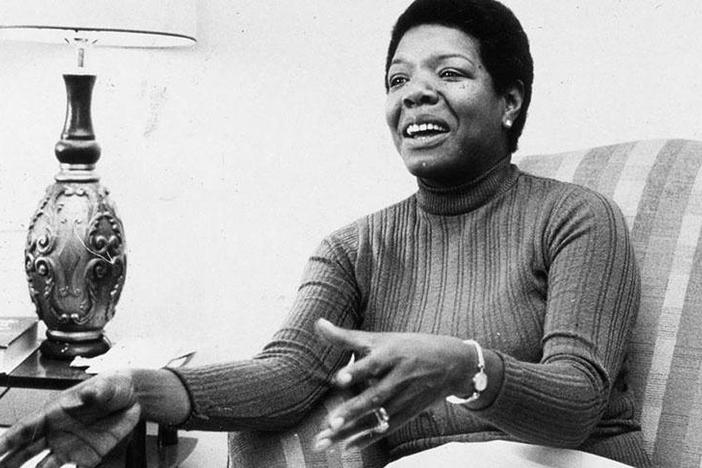 Maya Angelou speaks about her work as a teacher and what she shares with her students.