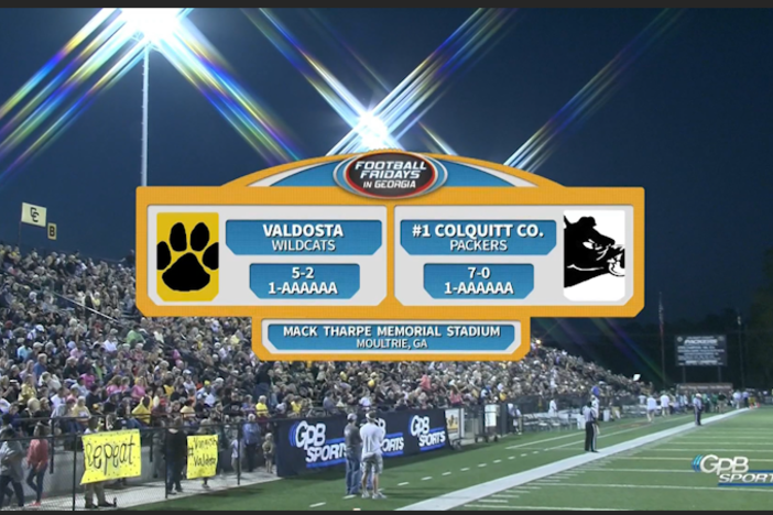 Valdosta Wildcats v Colquitt County Packers (10/16/15) @ Tharpe Mem. Stad. Moultrie, GA