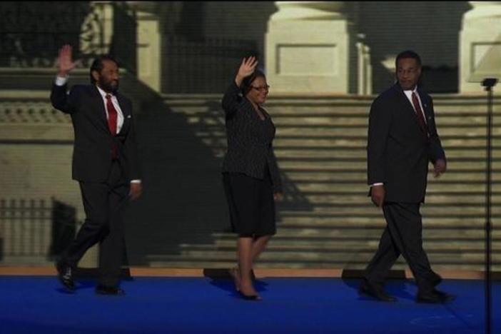 Members of the Congressional Black Caucus Address DNC