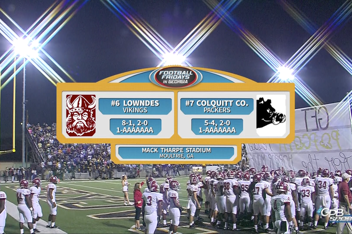 The Colquitt County Packers take on the Lowndes Vikings for the Region 1 7A Championship!