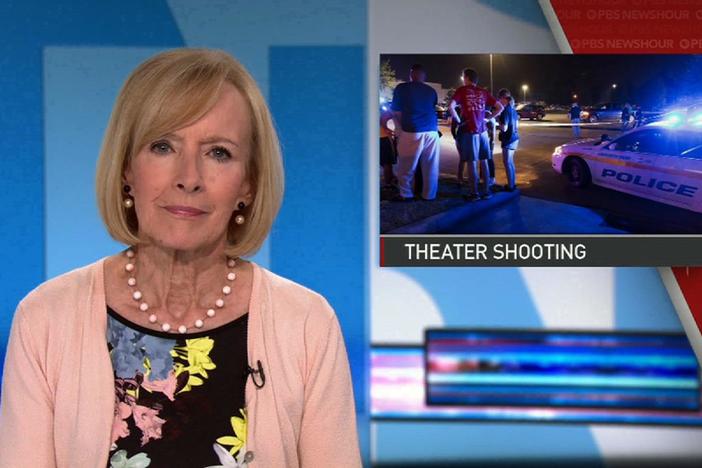 News Wrap: Police search for motive in Louisiana movie theater shooting