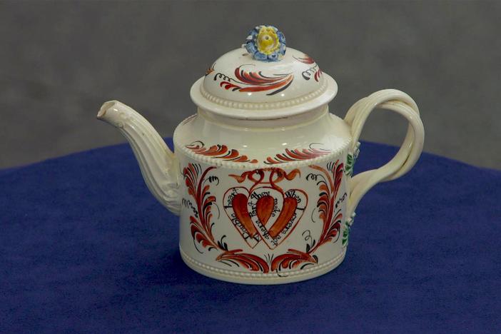 Appraisal: English Creamware Teapot, ca. 1770