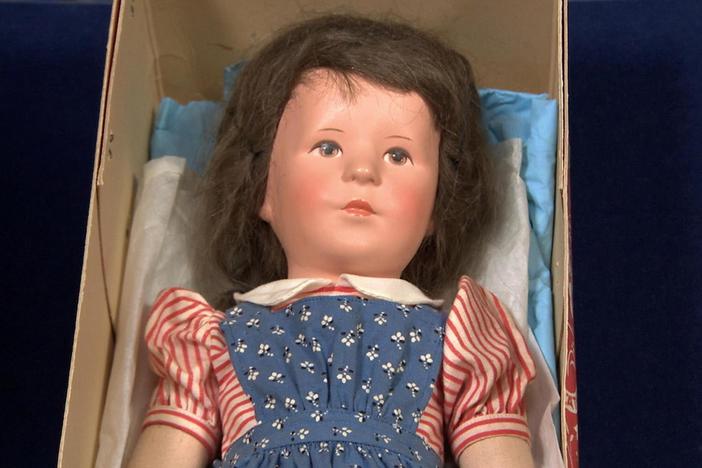 Appraisal: Käthe Kruse Doll in Original Box, ca. 1954, from Charleston Hr 3.