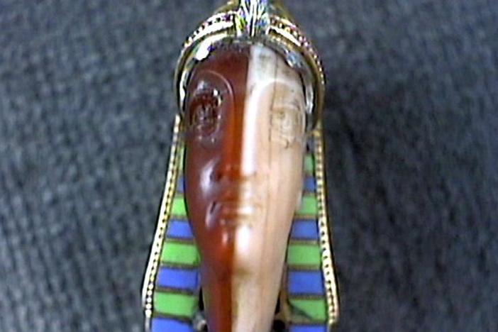 Appraisal: Egyptian Revival Pin, ca. 1920, from Vintage Rochester.