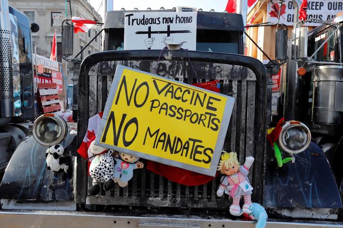 Truckers, demonstrators paralyze Canada's capital over COVID mandates