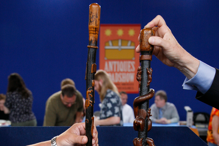 Appraisal: Folk Art Carved Canes by Robert H. Craig , in Special: Simply the Best.