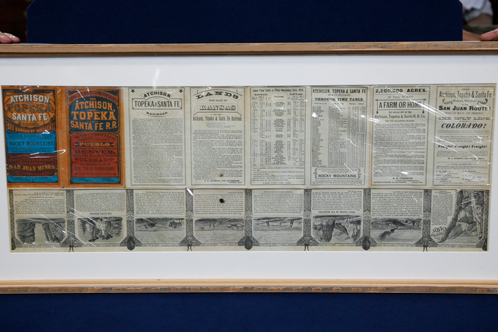 Appraisal: 1876 Railroad Timetable & Map, from Our 50 States Hour 1.