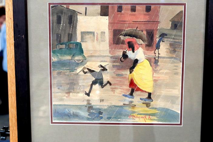 Appraisal: William Hollingsworth Watercolor, from Baton Rouge Hour 1.