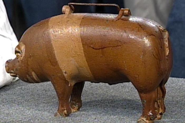 Appraisal: Moorman Salesman's Sample Hog, from Vintage Louisville.