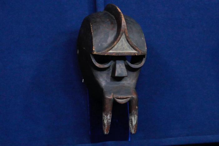 Appraisal: 20th C. Kwele Beete Gon Mask, from Cincinnati Hour 3.
