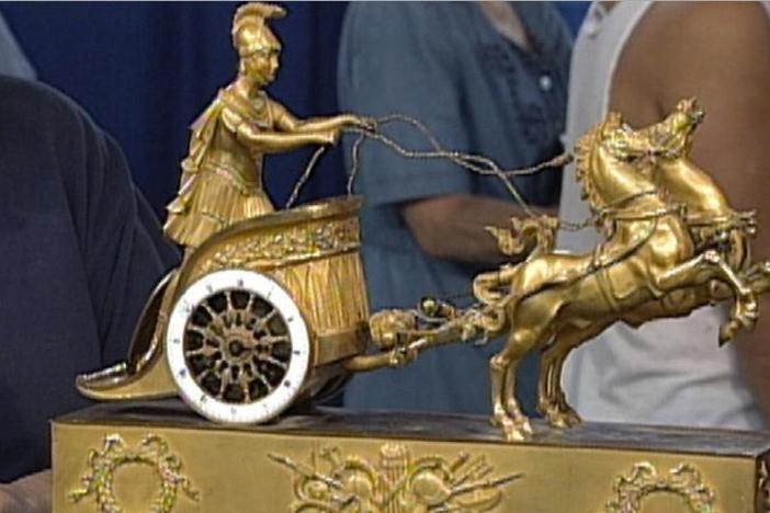 Appraisal: Classical French Chariot Clock, ca. 1810, from Vintage Louisville.