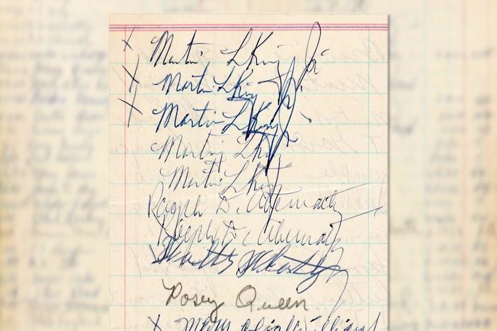 Rare Dr. Martin Luther King Jr. signatures found in Alabama jail logbook