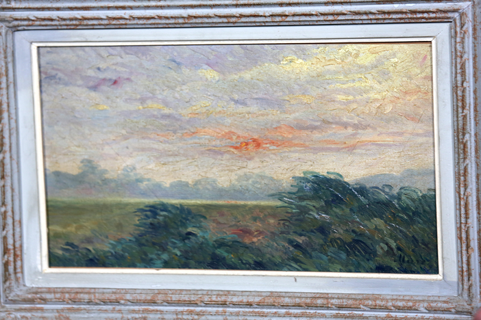 Appraisal: Eugene Murer Oil Painting, ca. 1880, from Portland Hour 2
